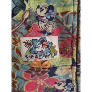 Disneyland Resort Minnie floral zippered hoodie jacket womens S vacation beach